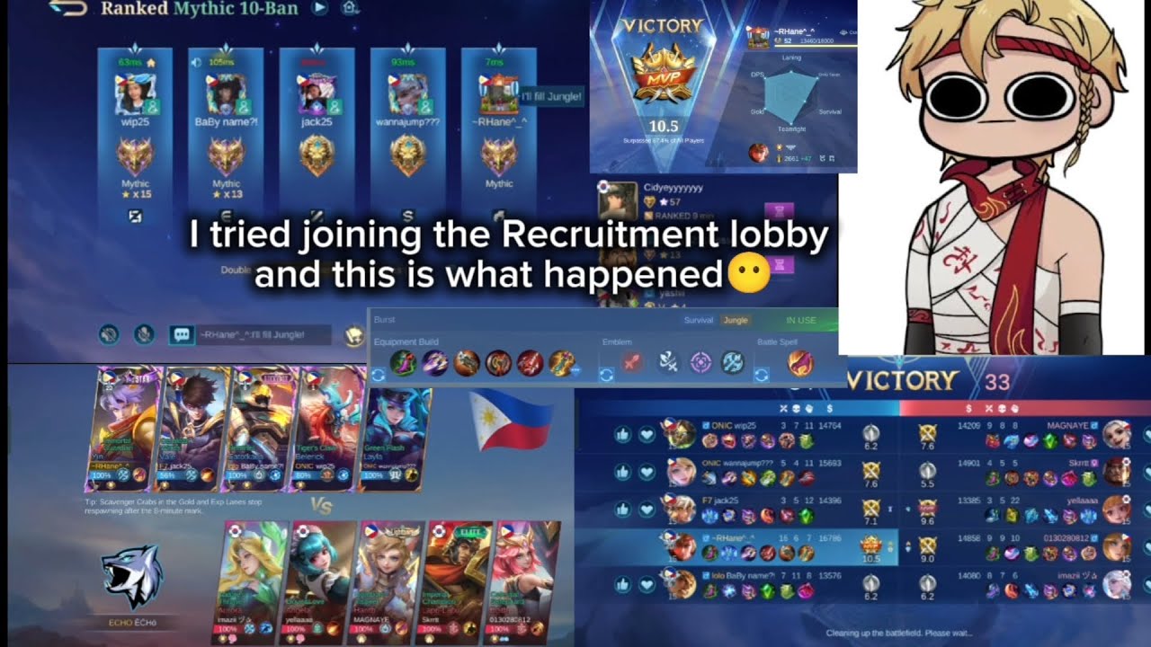 “I Joined a Random Recruitment Lobby… I Wasn’t Ready for This 😳🔥”#YinMLBB#MobileLegends#MLBB