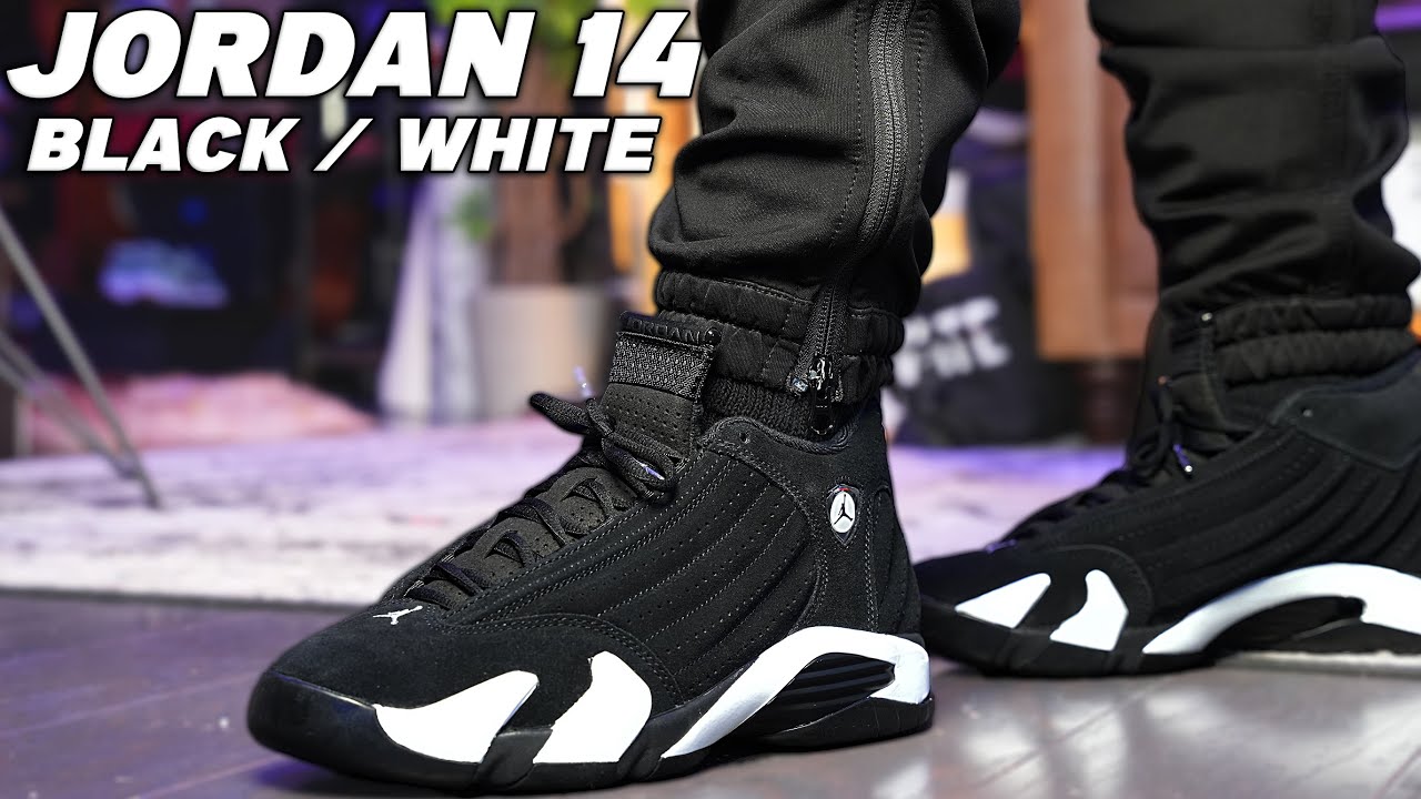 Air Jordan 14 Black White Review and On Foot