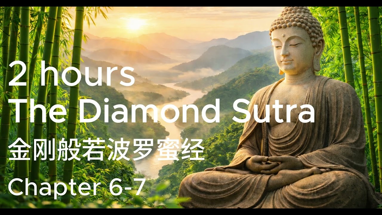 432 Hz | One Line from the Diamond Sutra That Calms the Mind一句《金刚经》，心自然静,Chapter 6-7