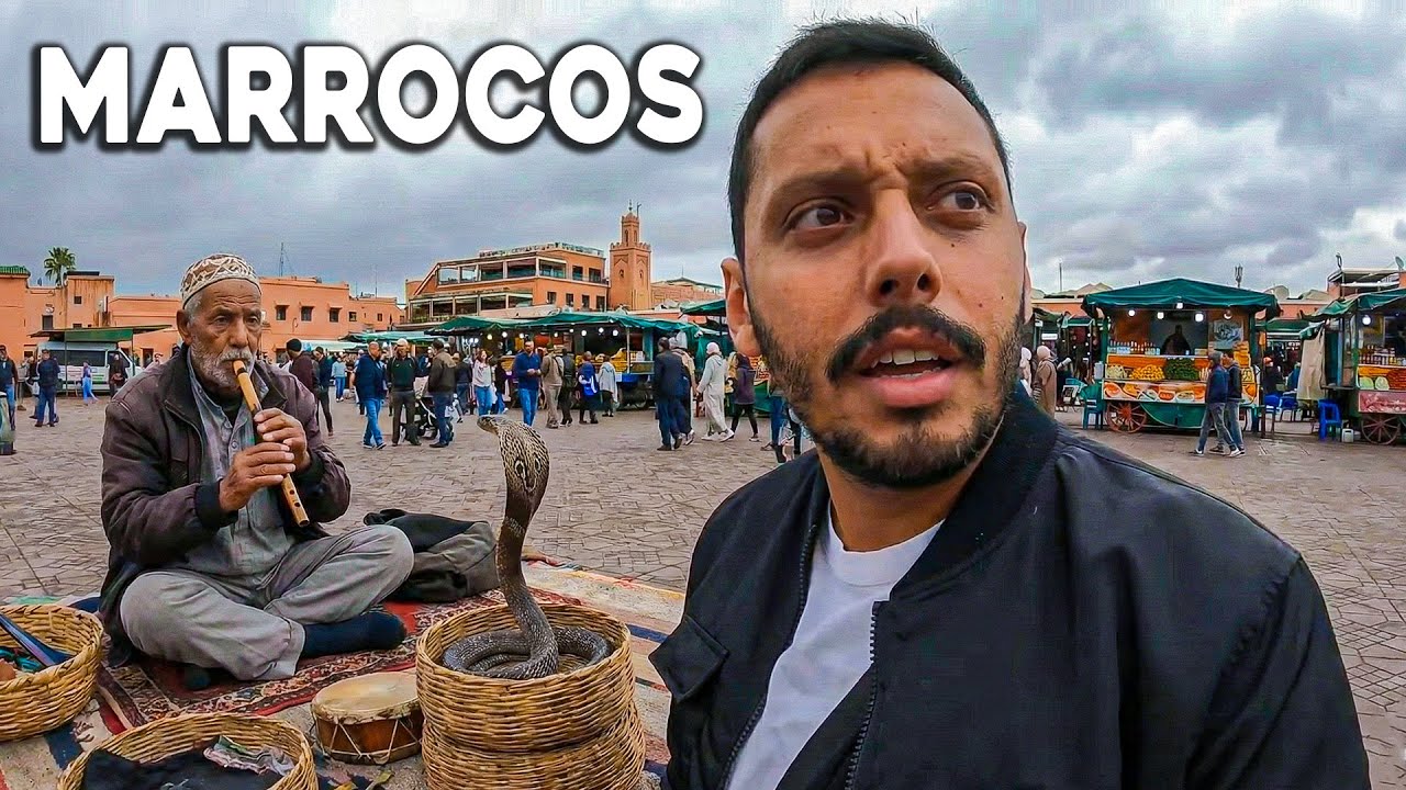 TUDO ACONTECE NESSA PRAÇA NO MARROCOS (Marrakesh)