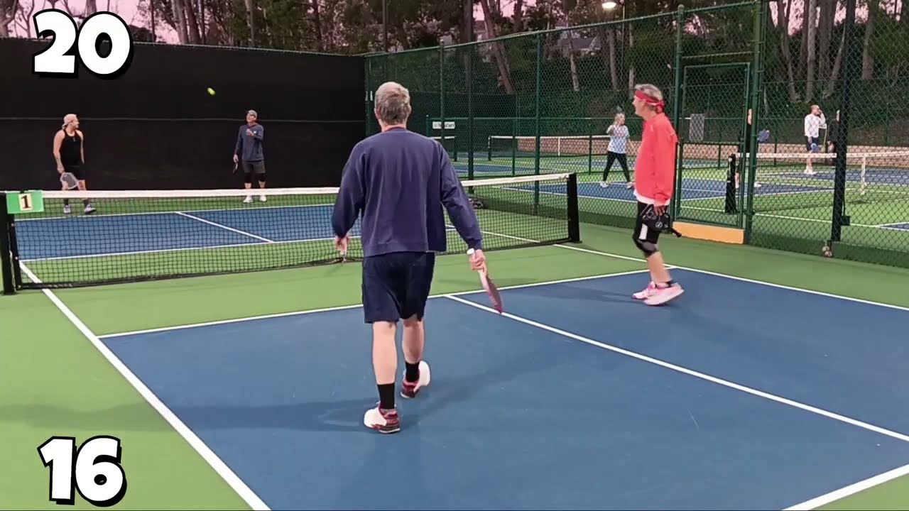 Pickleball Men's Doubles Social/Rec Play. Tristan & Rodney vs Joel & KC