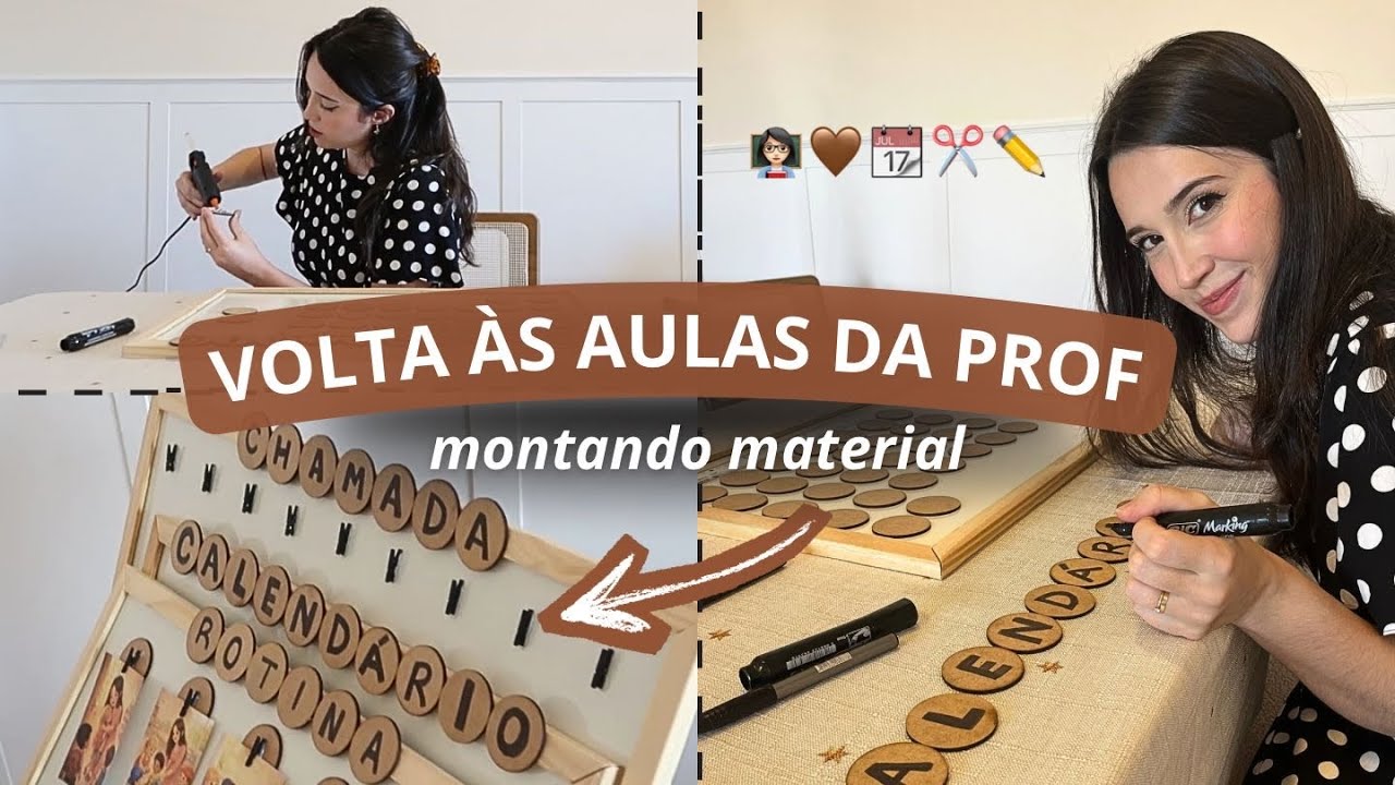 Primeira semana de aula, adaptação e meus materiais pedagógicos: diário de uma professora concursada