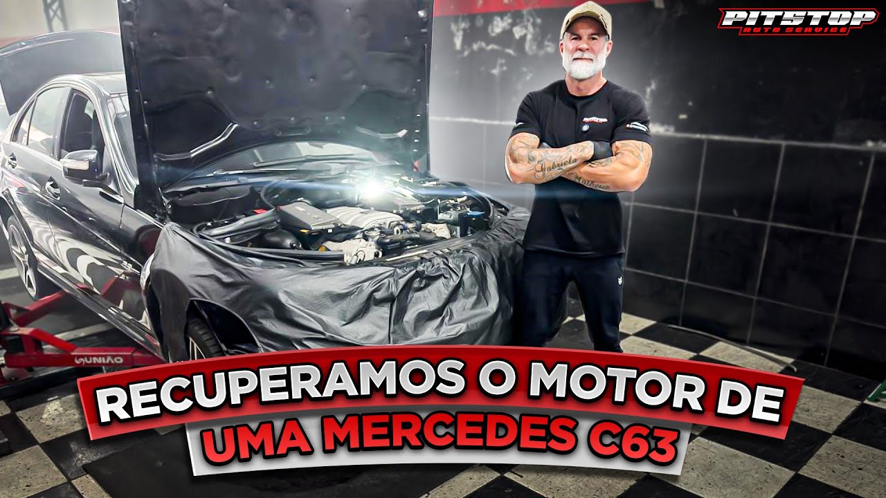 MERCEDES C63 CHEGOU TRAVADA - CONSEGUIMOS RECUPERAR...
