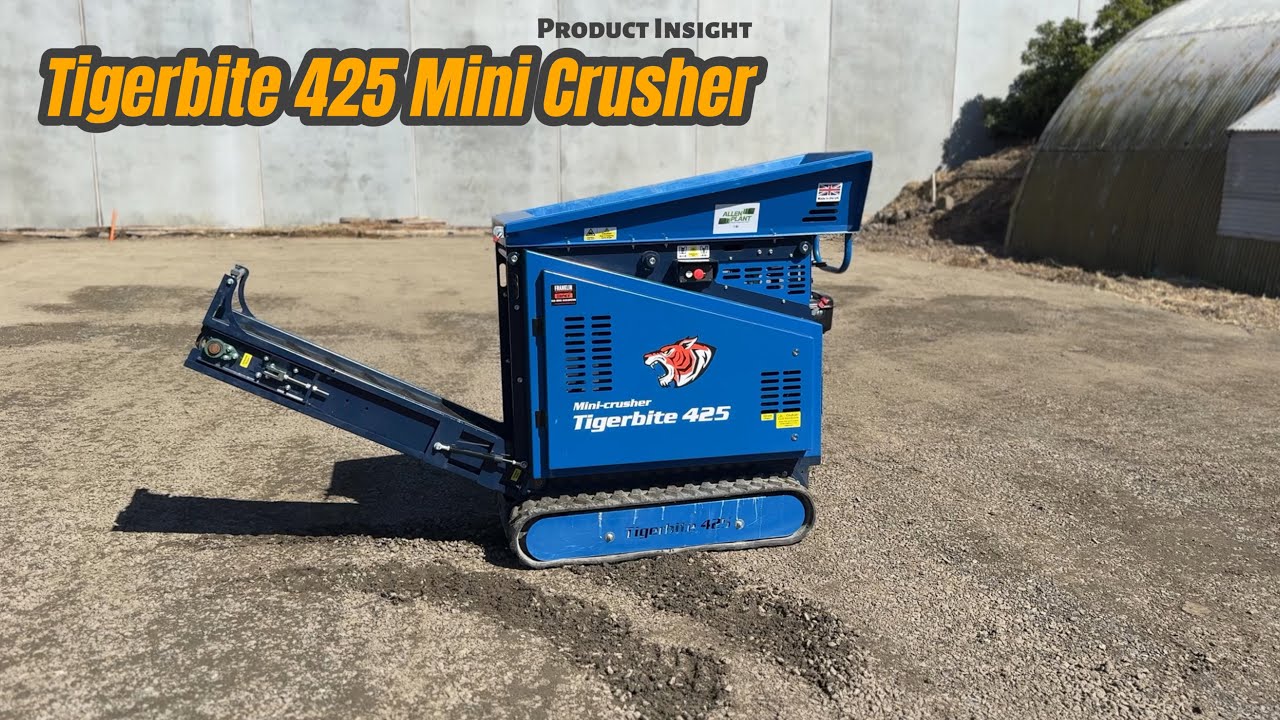 Crush concrete and bricks with this Tigerbite 425 Mini Crusher