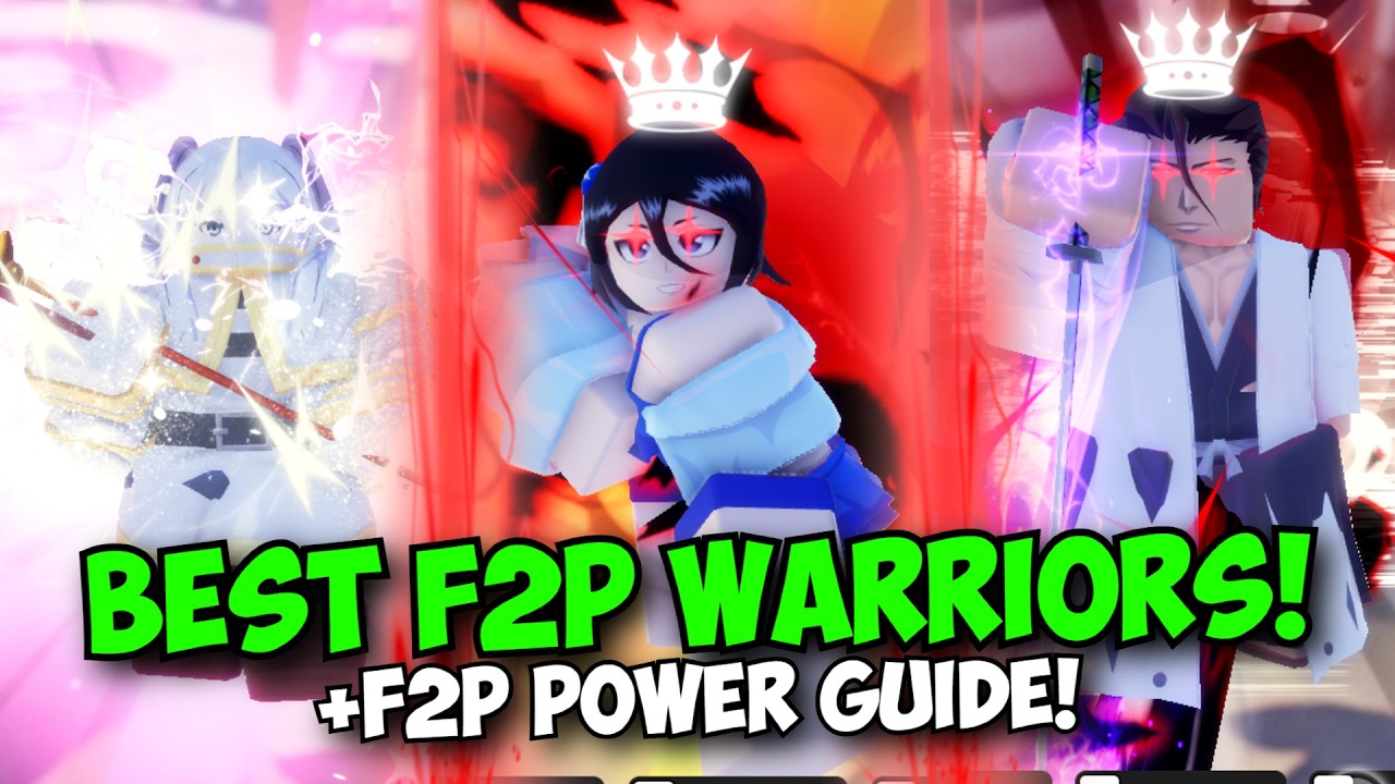 Best F2P Warriors & POWER GUIDE for Beginners & F2P in Anime Warriors 3!
