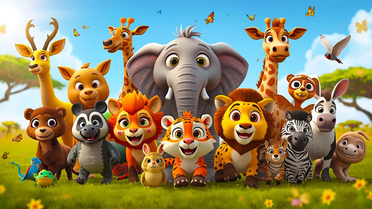 “Aprende el Alfabeto con Animales de Safari | A–Z Animación Infantil Divertida”