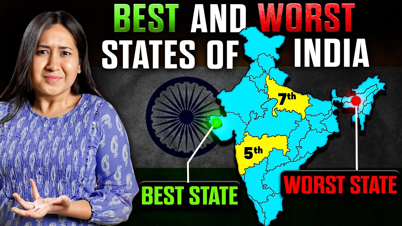 Which is India`s BEST and WORST State? | INDIA`s states ranked from best to worst.