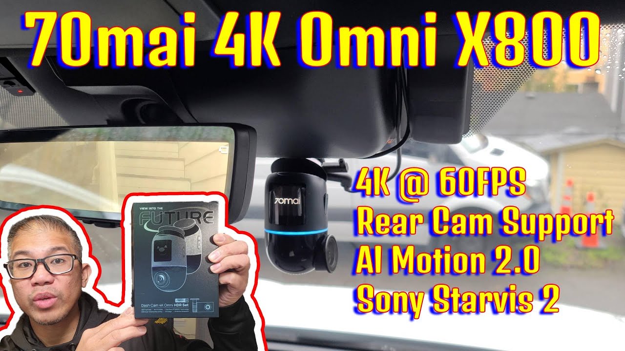 How to install 70mai 4K Omni Dual Dash Cam
