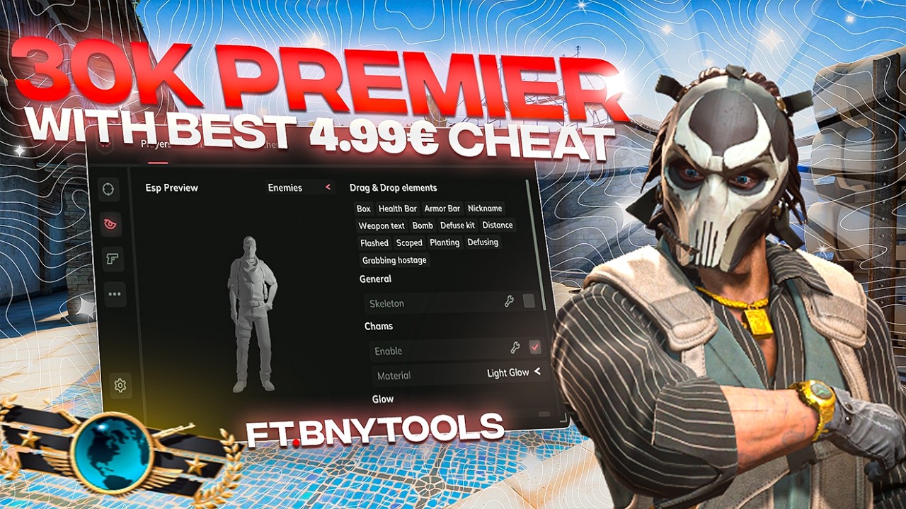 I GOT 30K PREMIER TO EASY WITH 4.99€ CHEAT CS2 !! 😱 😱