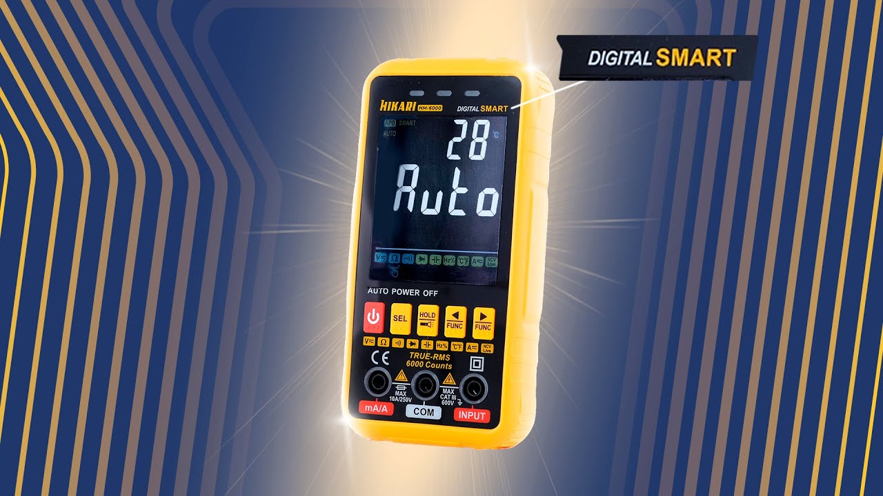 MULT&Iacute;METRO HM-6000 SMART TRUE RMS HIKARI FERRAMENTAS
