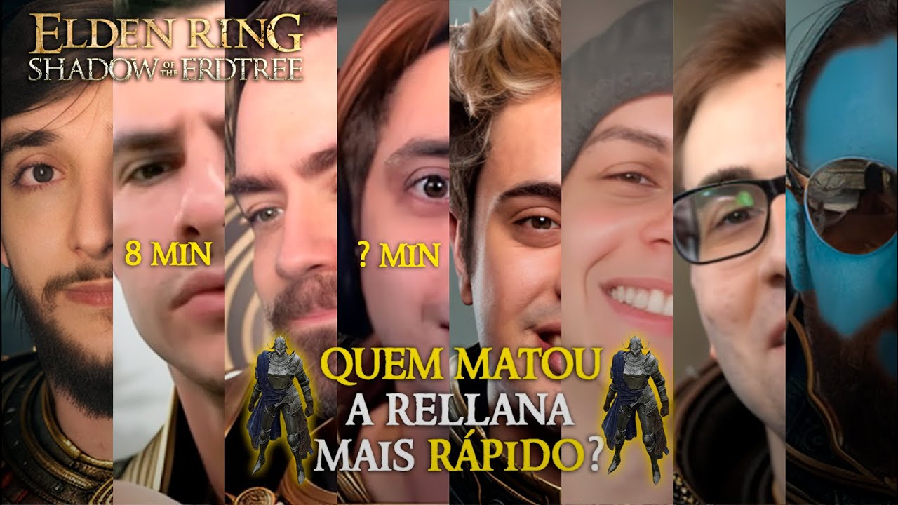 Streamers Reagindo a Rellana na DLC Elden Ring - Quem Matou Mais Rápido ? #alanzoka #eldenring #dlc