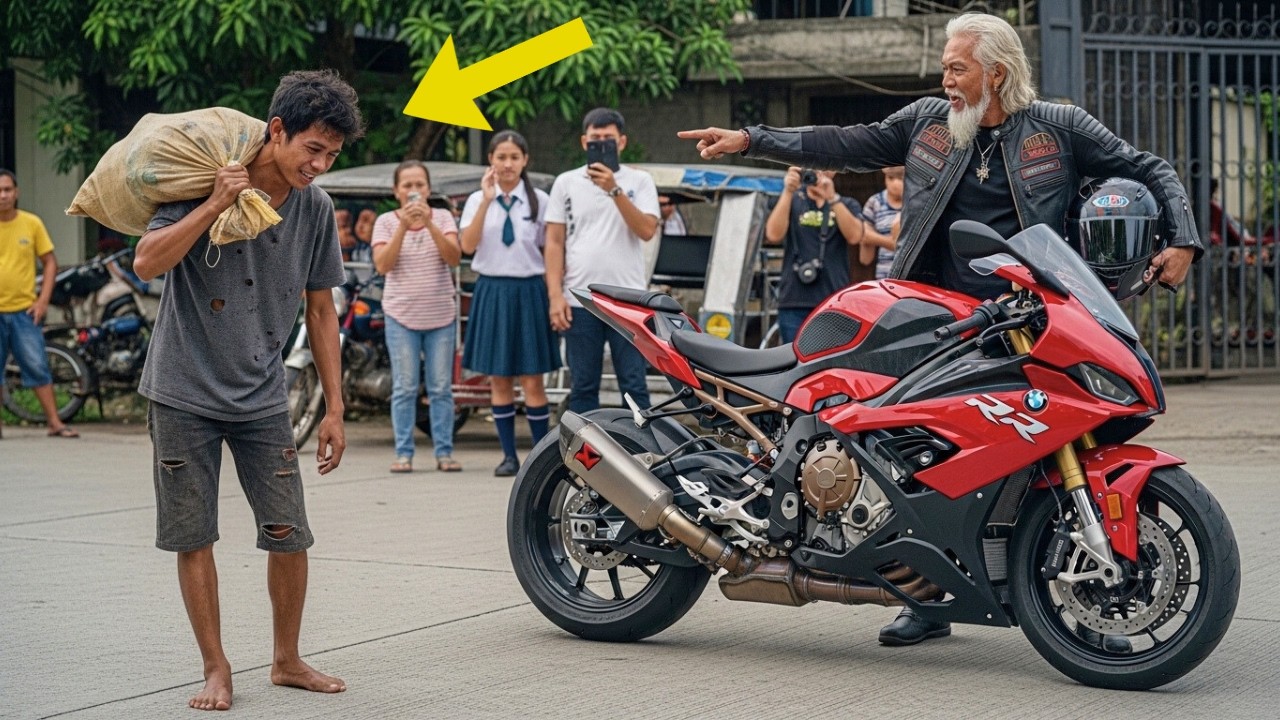 “Tinawanan ng Mayabang na Biker ang Mahirap na Binata — ’Di Niya Alam ang Tunay na Lakas Nito”