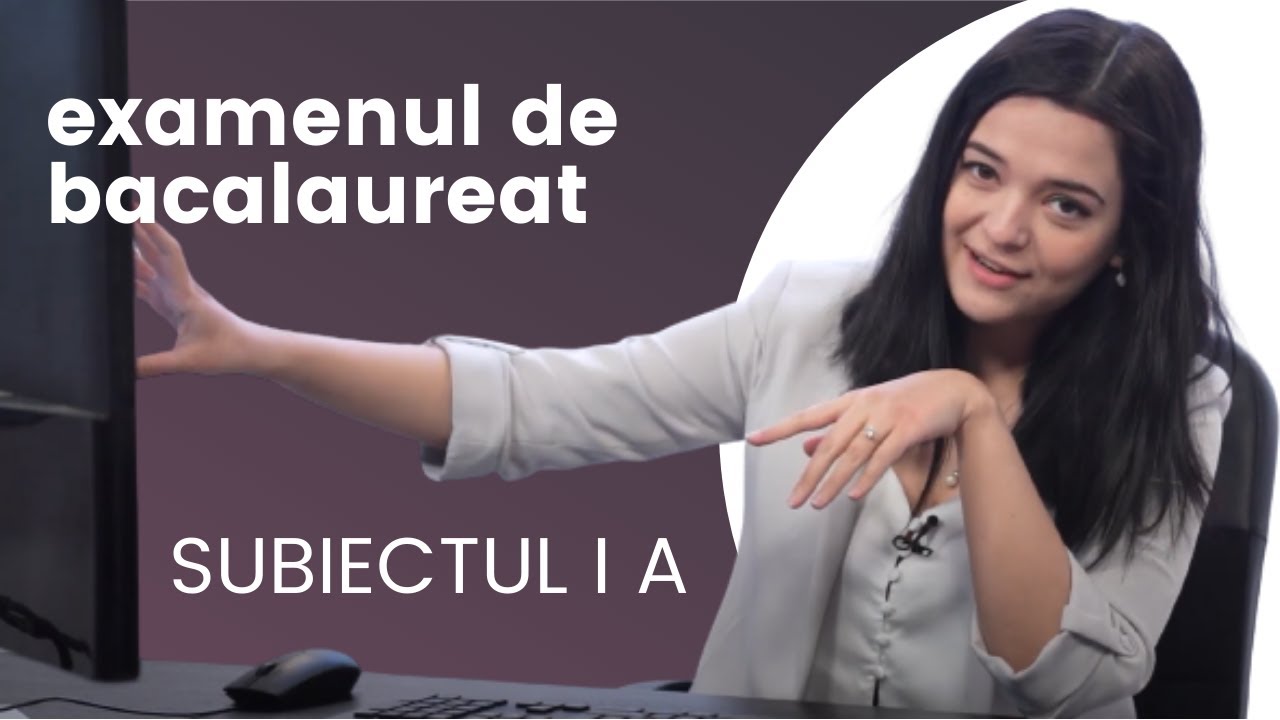 Bacalaureat 2021 - Subiectul I A