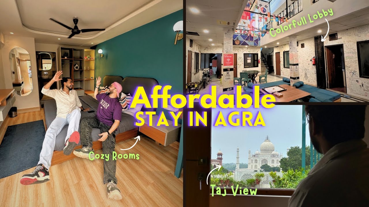 Affordable Stay in Agra 🏨 Joey’s Hotel Review | Near Taj Mahal | Md Adil Vlogs