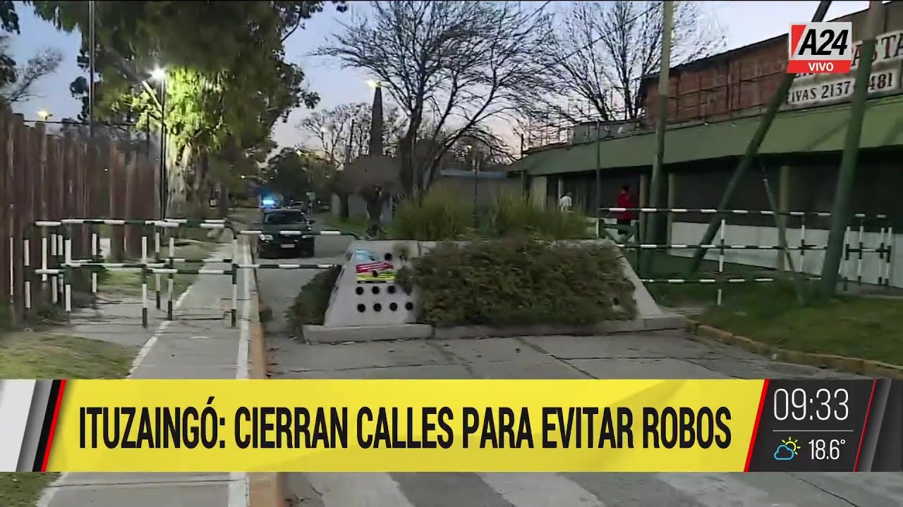 🚧 LA SOLUCIÓN QUE ENCONTRÓ EL MUNICIPIO DE ITUZAINGÓ PARA EVITAR ESCAPES DE ROBOS MOTOCHORROS