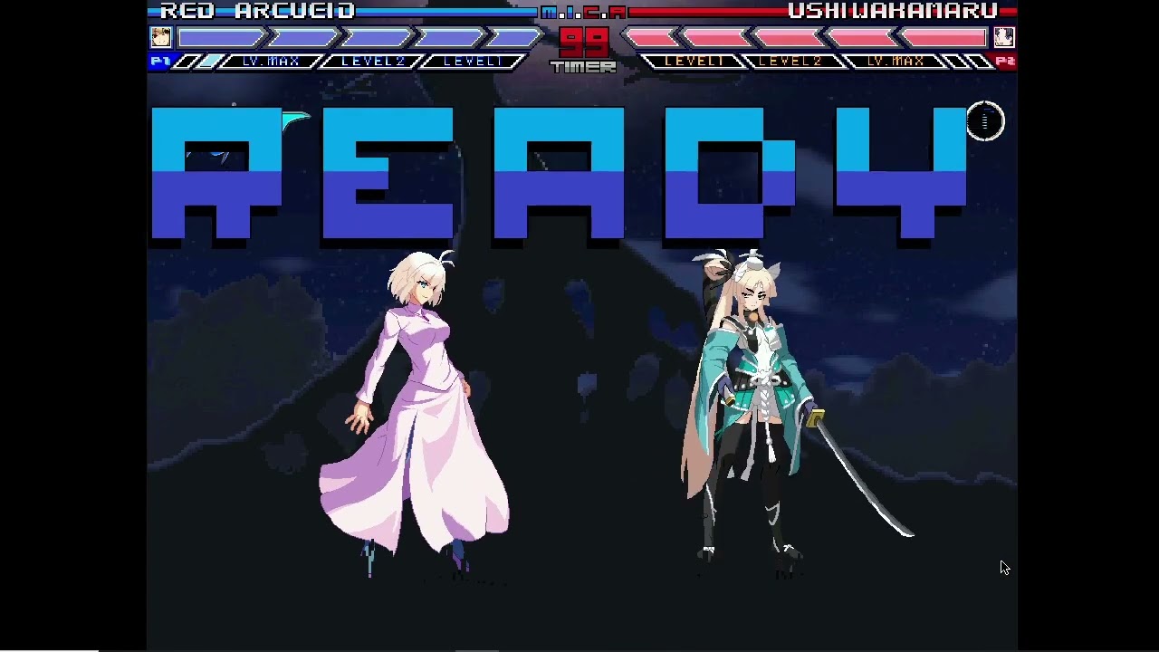 MBTL MUGEN Tournament (Round 2): Red Arcueid vs Ushiwakamaru