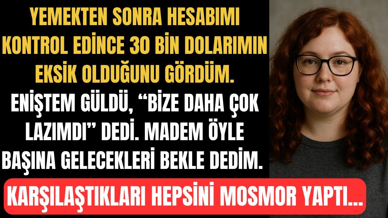 Aile Yemeği Sonrası Paramın Eksik Olduğunu Gördüm, Eniştem Gülüyordu, Ertesi Gün İse...