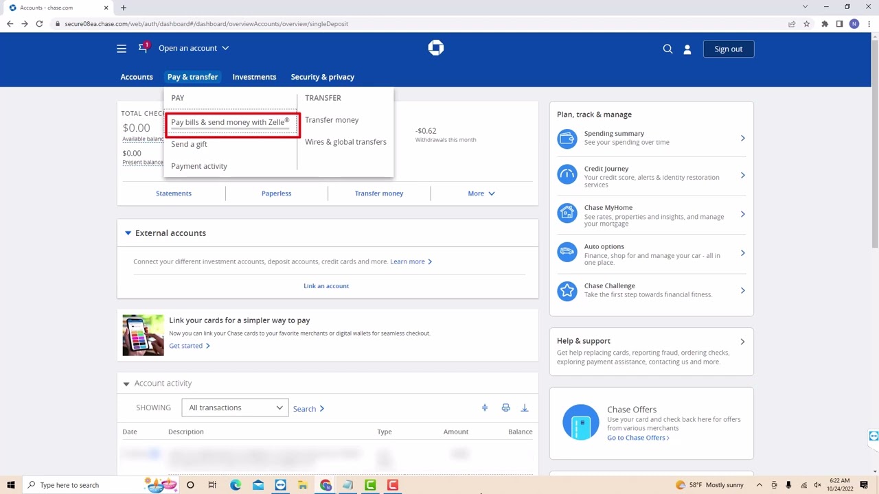 How to Add a Zelle Recipient on Chase