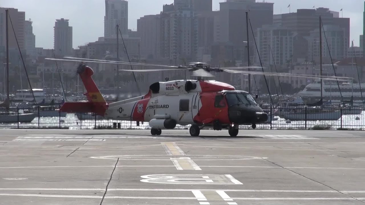 Video: Coast Guard MH-60 Jayhawk Helicopter Medevacs Ailing Cruise Ship Passenger | AiirSource