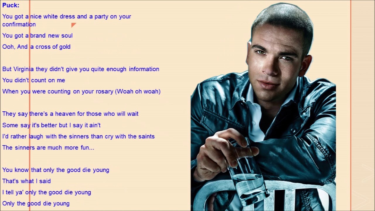 Only The Good Die Young Glee Lyrics