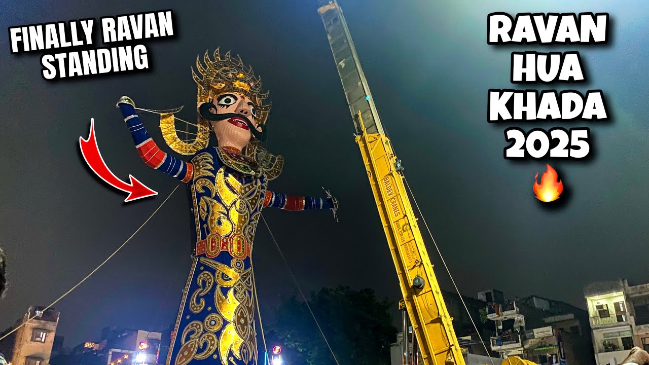 Ravan Standing 2025 🔥 | Main Market Subhash Nagar Ravan | Dussehra 2025 