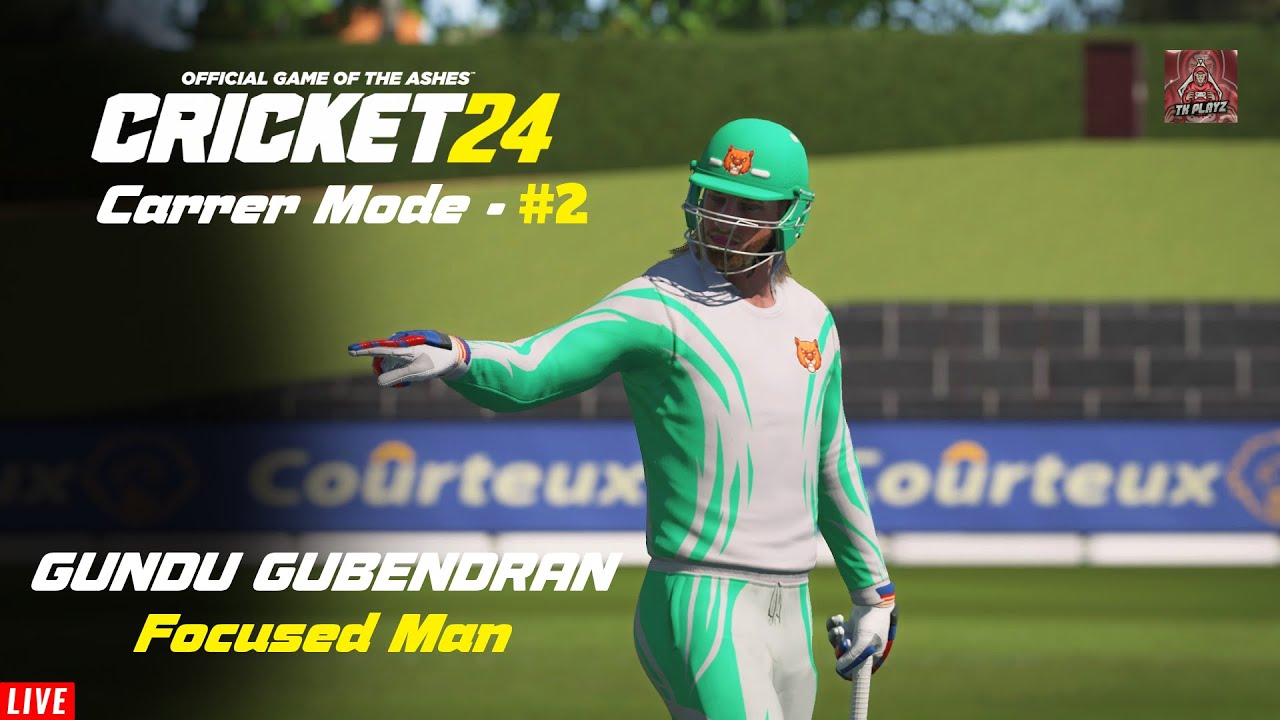 Gundu Gubendran Focused Man Cricket 24 Career Mode Ep - #2 Live Tamil | Cricket 24 |TK PlayZ - தமிழ்