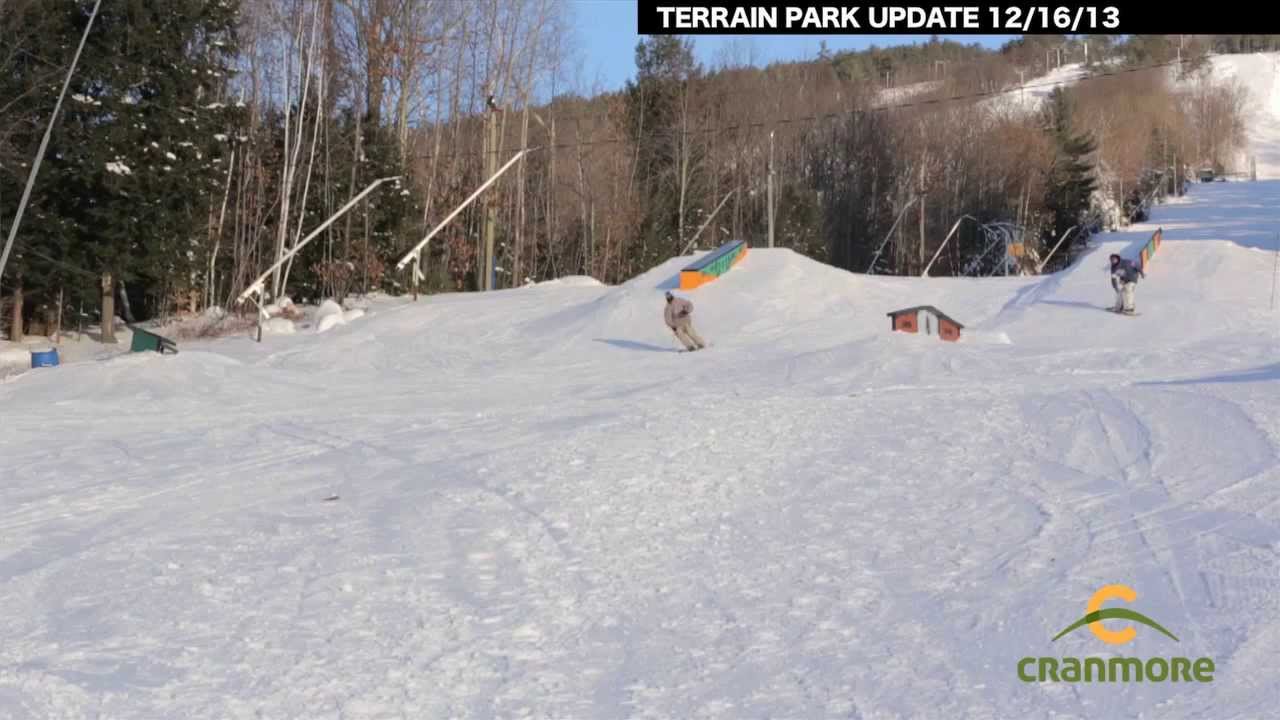 Cranmore Terrain Park Update 12/16/13
