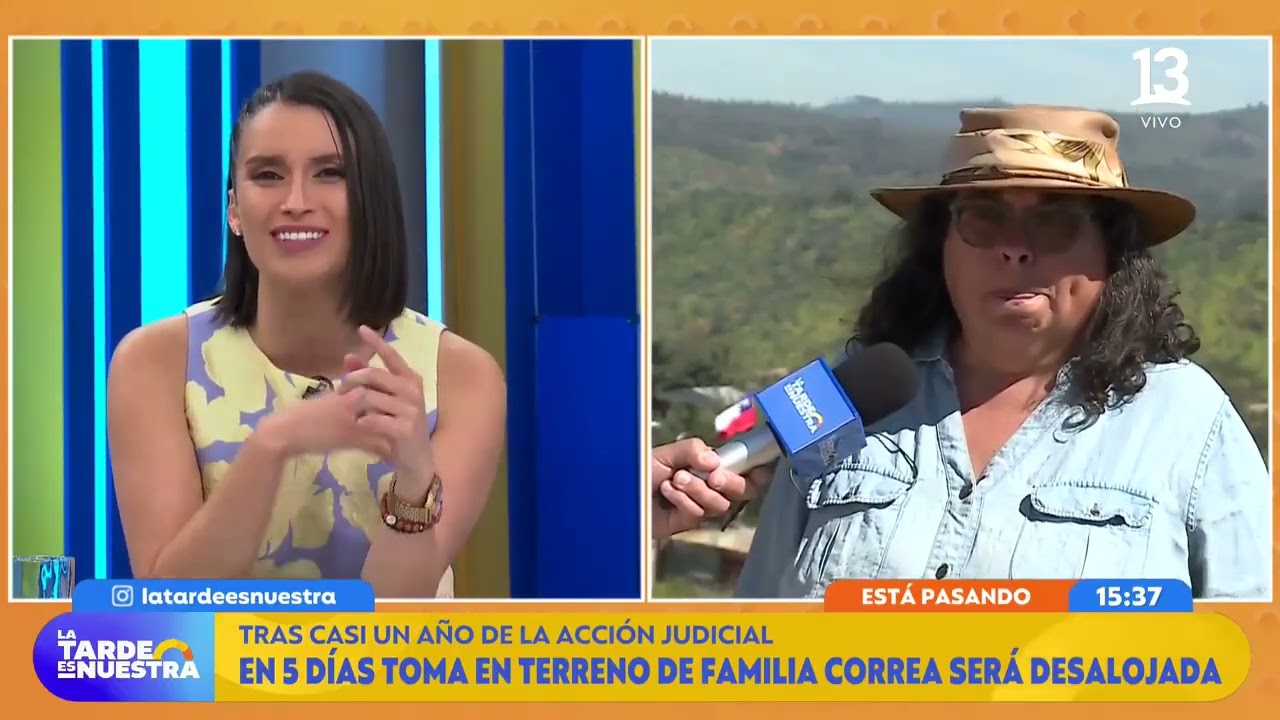Desalojo en toma de terreno de familia Correa | La Tarde es Nuestra