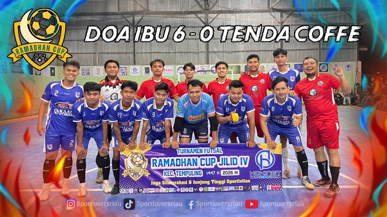 DOA IBU FC VS TENDA COFFEE 🔥 96 BESAR FUTSAL RAMADHAN CUP JILID 4 TAHUN 2026 (Sungai Salak)