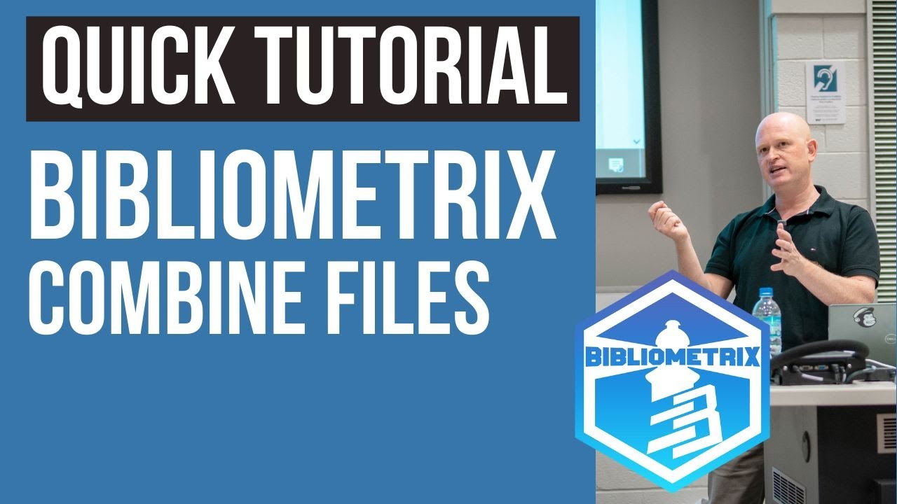 Bibliometrix: как объединить несколько файлов для использования в Bibliometrix (урок) 🎓