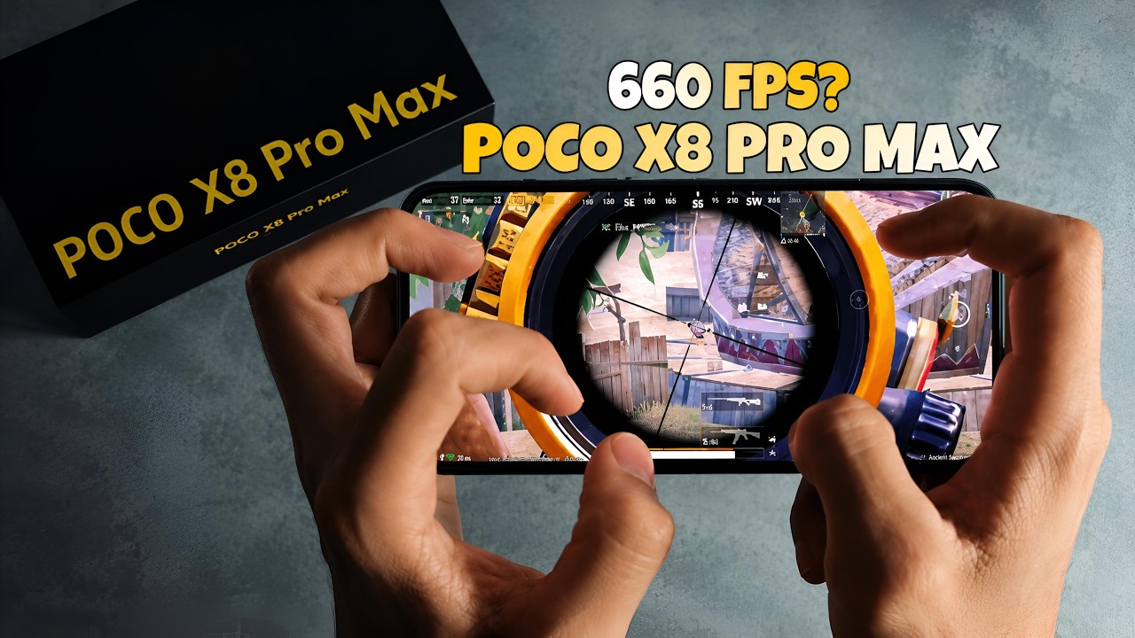 POCO X8 PRO MAX PUBG | 90 FPS ИЛИ 660 FPS? 🤔