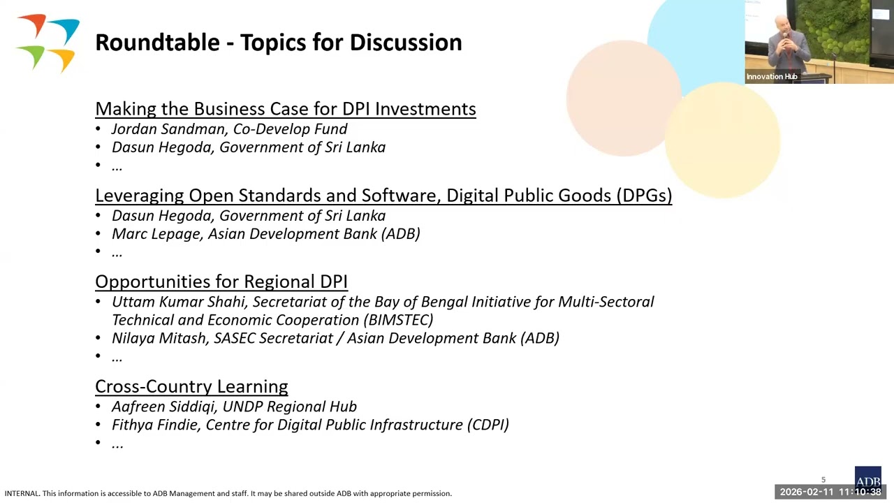 Digital Public Infrastructure South Asia Practitioner Roundtable
