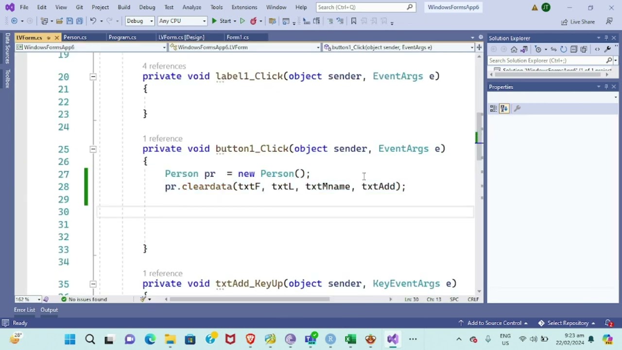 Using Class in C#/Visual C#
