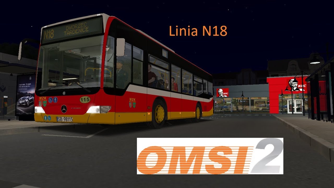 OMSI 2 Pobarowo Linia N18 Mercedes-Benz Citaro K