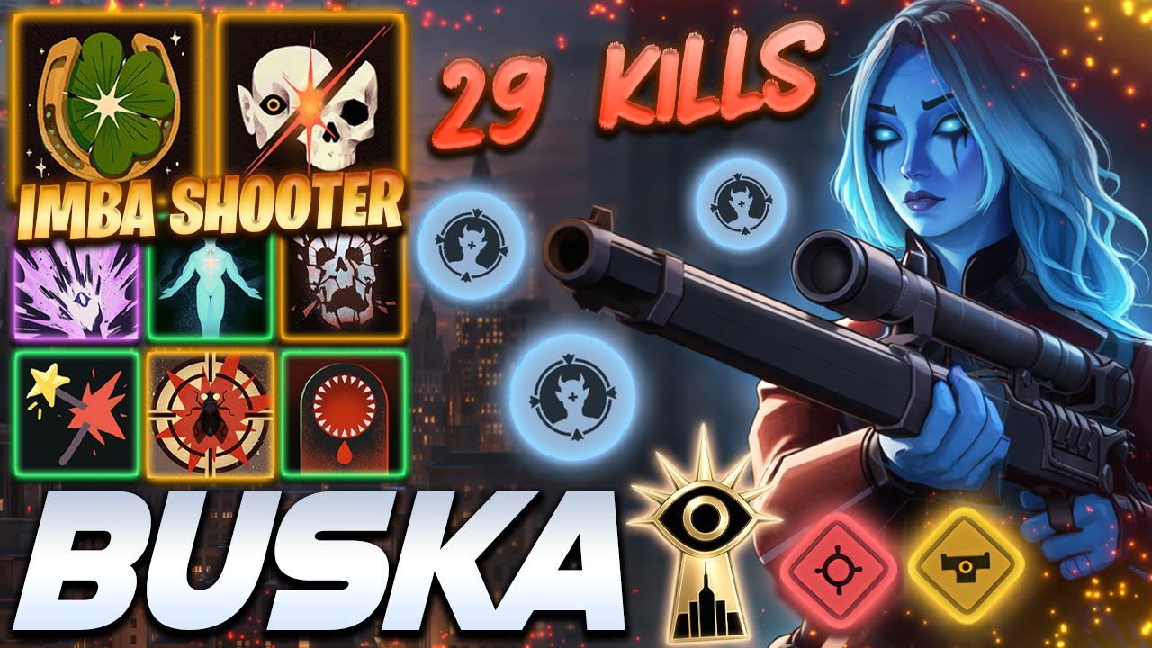 Buska Vindicta 29 KILLS IMBA SHOOTER - Deadlock Pro Gameplay & Guides [Watch & Learn]