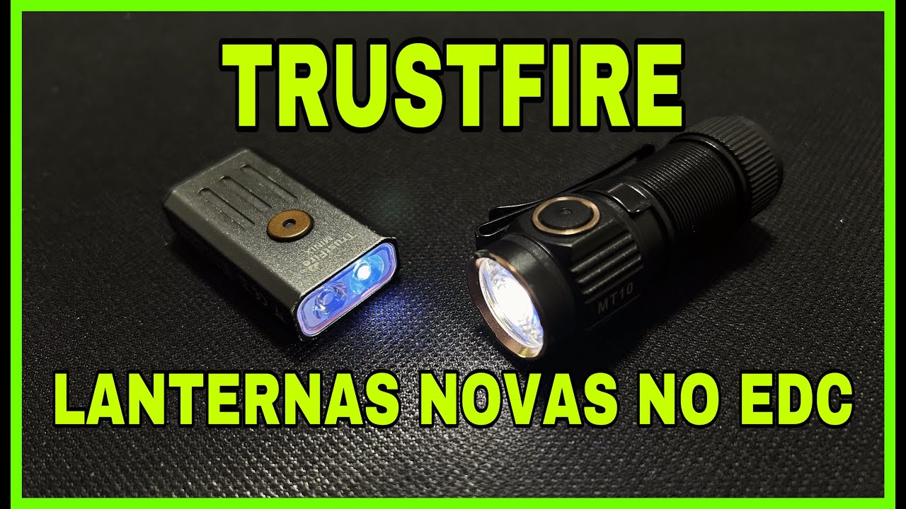 Lanternas para EDC TrustFire Mini X e MT10