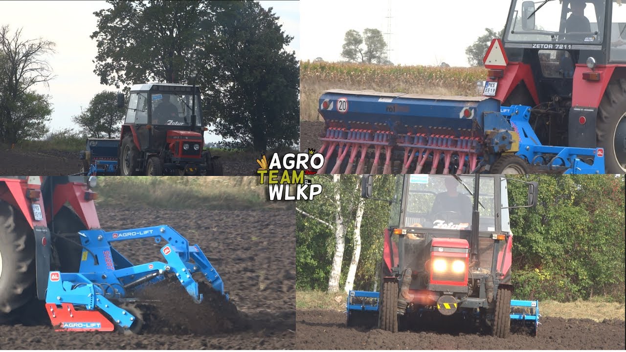 *Zetor 7211&Agro-lift AUS-1H*Oporowy siew pszenicy oraz uprawa