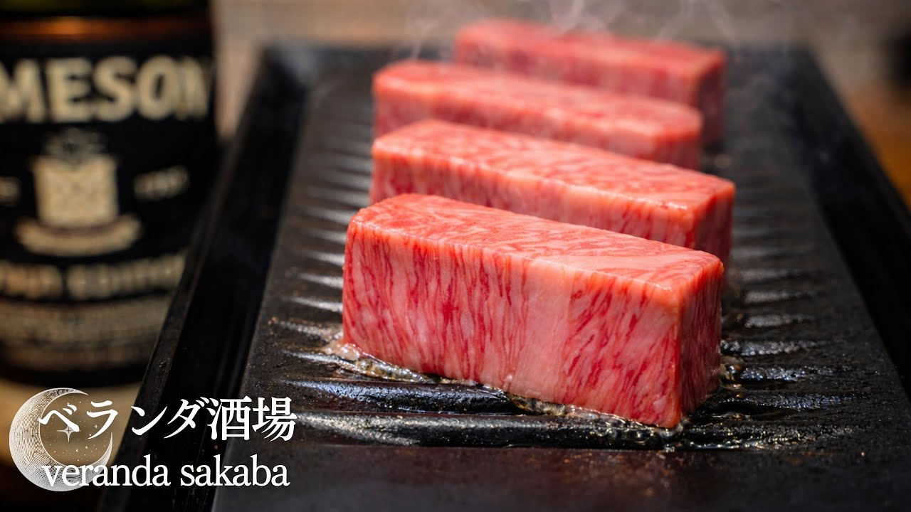 深夜の至高の晩酌。分厚い黒毛和牛ステーキとハイボール