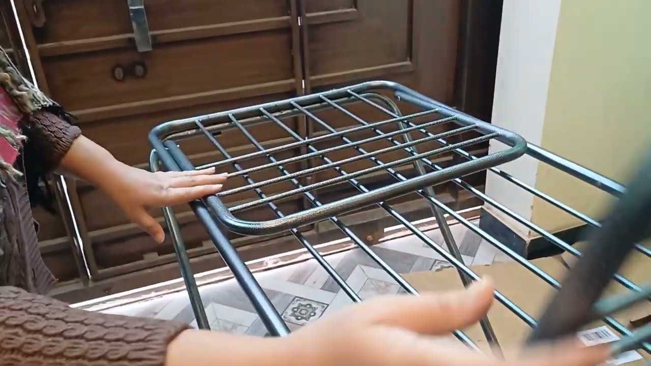 DRAZ SHOPPING |FOLDABLE CLOTHES DRYING RACK|UNBOXING DRAZ PARCEL