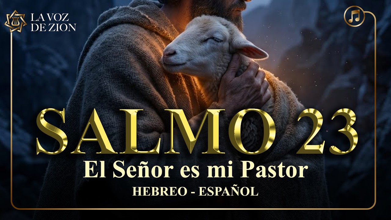 SALMO 23 CANTADO ✨ Aguas de Reposo y Esperanza | Adonai Ro’i (Español + Hebreo)