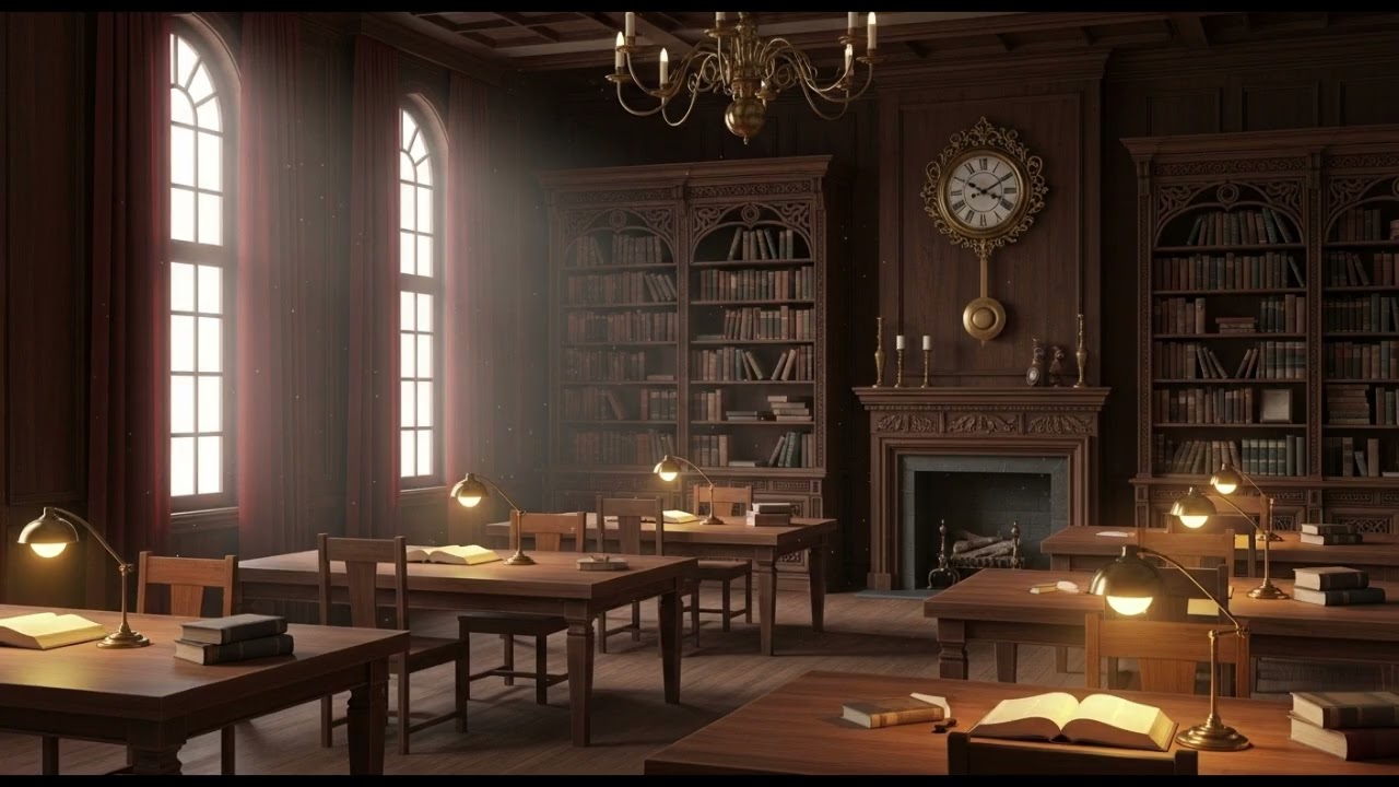 Soft Clock Ticking 🕰 Quiet Room Ambience  Calm Focus & Study