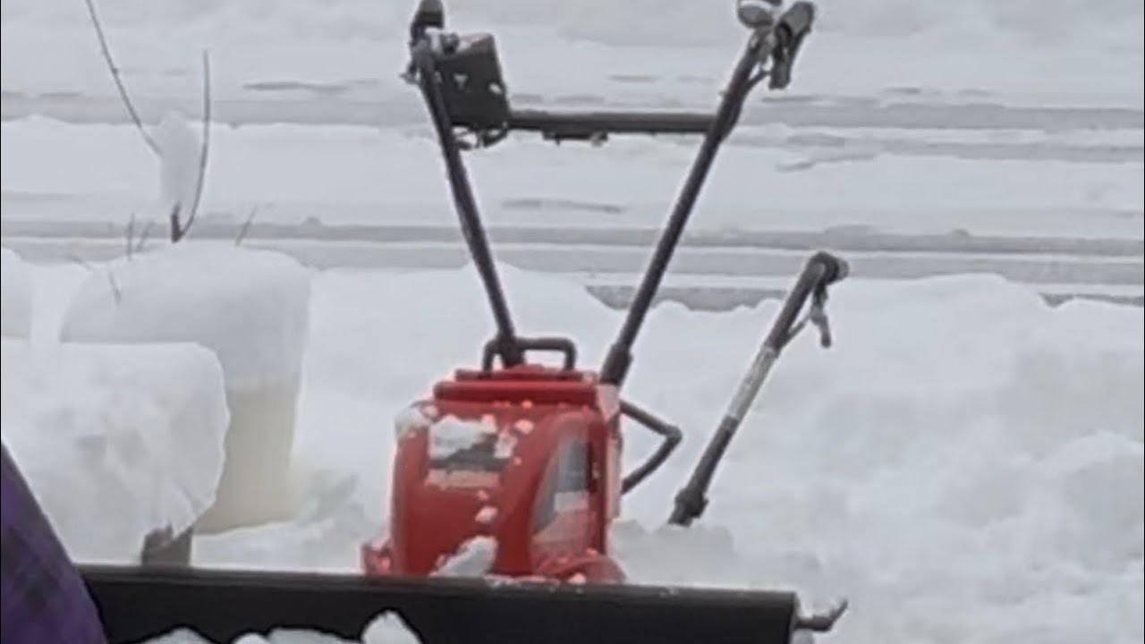 Snowed last night 24v ￼k5080e snowblower lifepo4 battery upgrade 