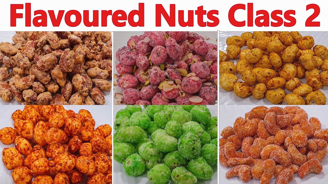 Flavoured Nuts Class 2 | Diwali Special Recipes | Manisha Bharani Kitchen