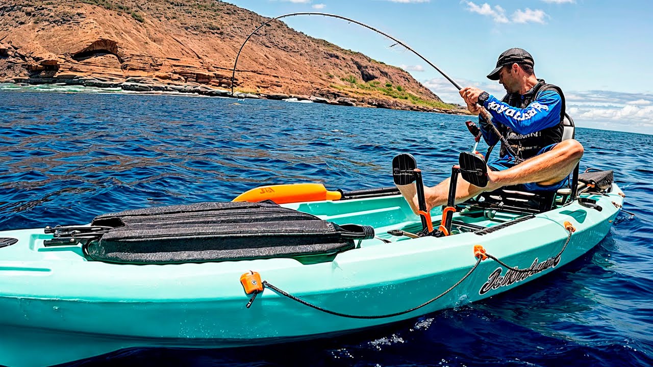 PESCA en KAYAK ¡La vuelta al Kayak mis Panas! [Pescando BESTIAS en el KAYAK]