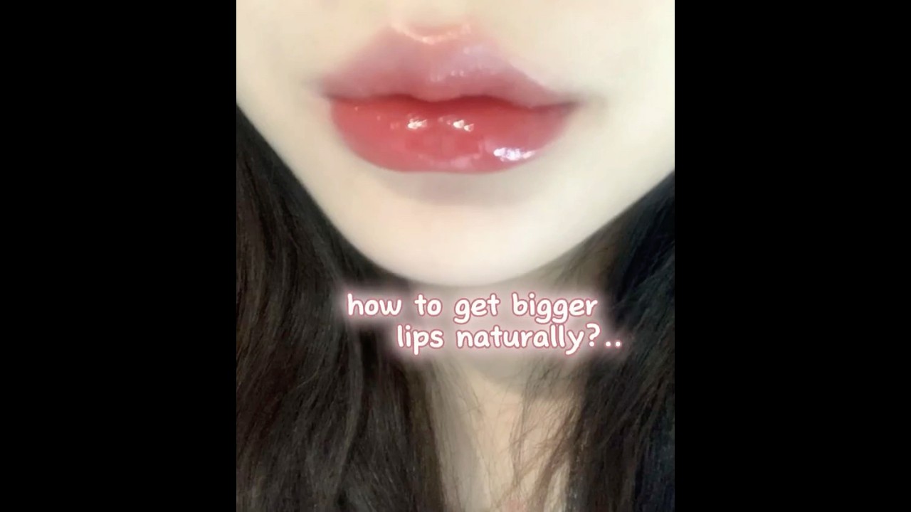 how to get bigger lips naturally? #shorts #biggerlips #aesthetic