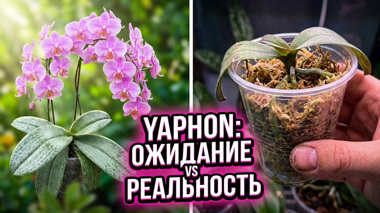 Первая ВЕСЕННЯЯ распаковка азиатских орхидей от Yaphon. Ожидание и реальность ... #phalaenopsis #diy