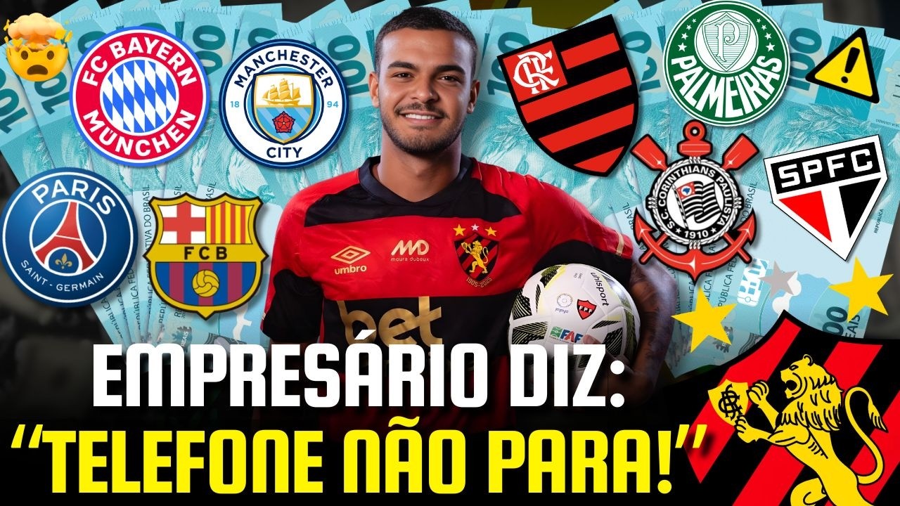 🔥 ATENÇÃO: TELEFONE DO EMPRESÁRIO NÃO PARA E SPORT CORRE PARA SEGURAR SUA JOIA! | PUCCI NA MIRA
