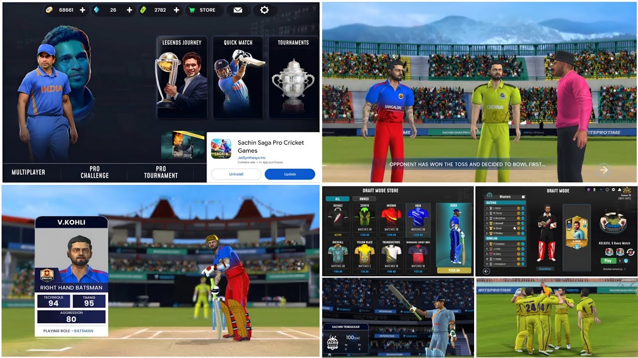 Sachin Saga Pro Cricket 26 | New Big Update V.1.0.89 New Future Full Review Gameplay Free Tournament