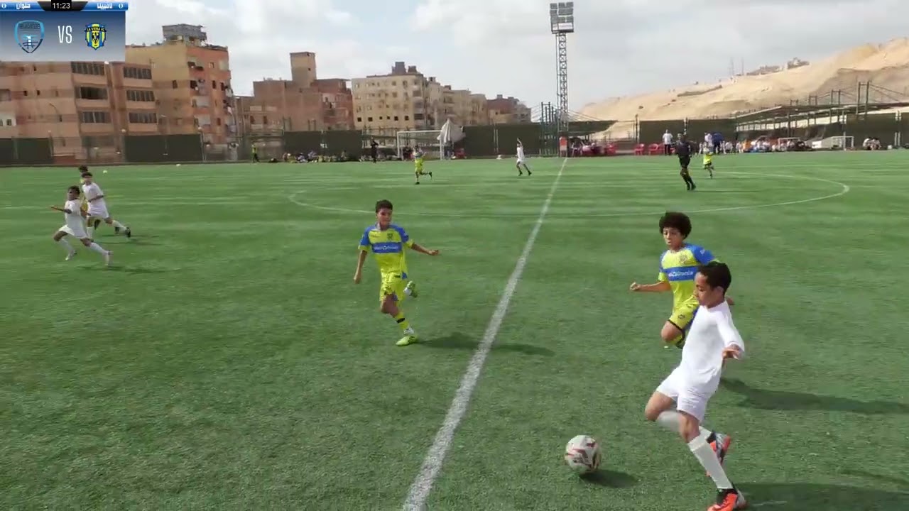 مباراة لافيينا vs حلوان العام بطولة براعم القاهرة موسم 2025/2026 الشوط 1