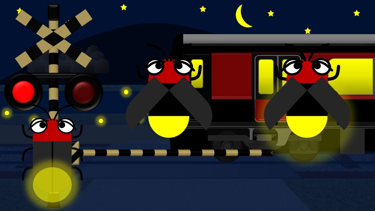 蛍ふみきりと電車 | こどもアニメ